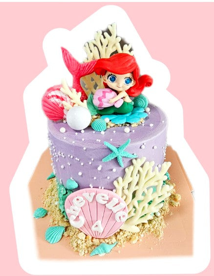 Special order 5" Ariel Cake