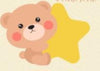 Special Order 7&9 Hot Air Balloon Bear Package with 60 Customised macarons