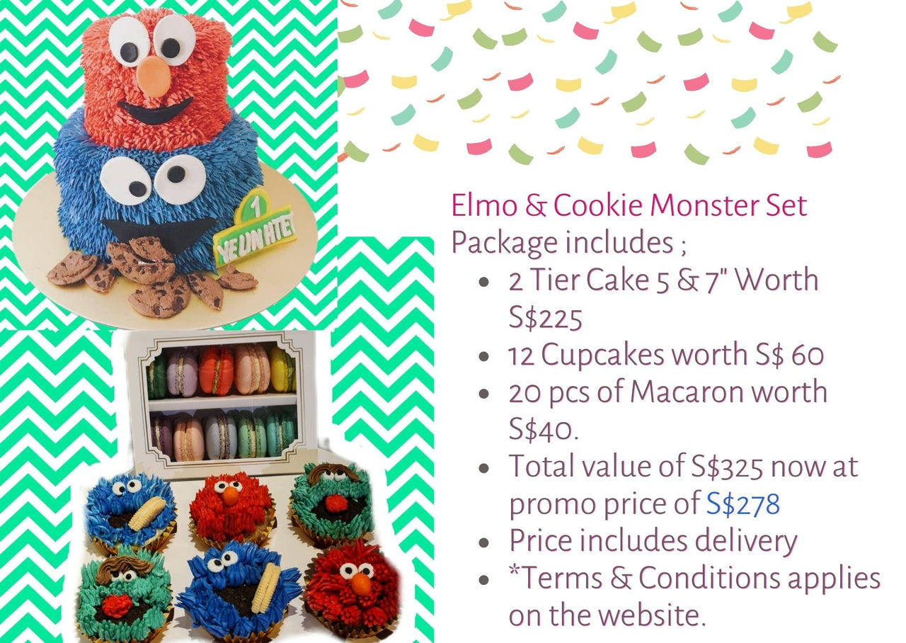 Promo for Elmo & Cookie Monster Set