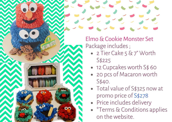 Promo for Elmo & Cookie Monster Set