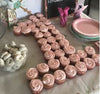 Special order 8" Pink Rosette Cupakes Alice Theme with 30 mini cupcakes, 20 Macarons, 15 brownies