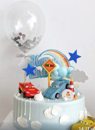 Special Order 6" Tall Cars cake