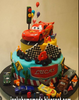 Special Order 6&8" Cars with 35 traffic lights brownies