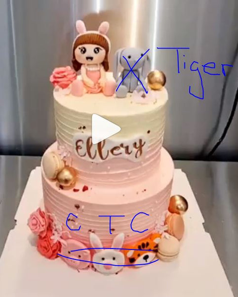 Special Order 5&7 Girl with Tiger Animal friends