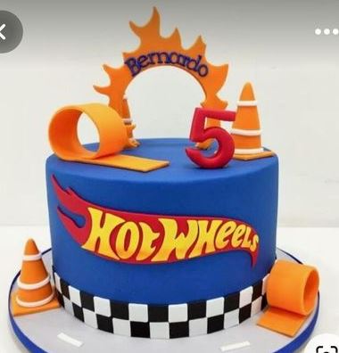 Special Order 7" Hot Wheels Cake