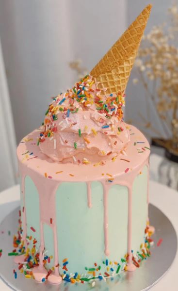 Special Order Ice Cream Cone 10" Cake
