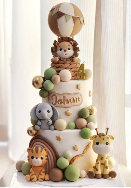 Special Order 5&7" Safari Cake Package