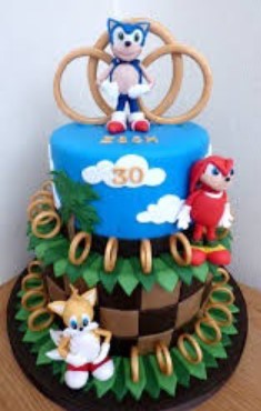 Special Order for Super Sonic Promo set of 5&7" Cake includes Cupcakes and Macarons